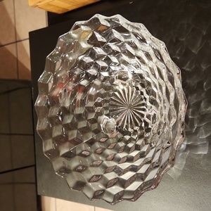 *FOSTORIA FOOTED SERVING BOWL 10"